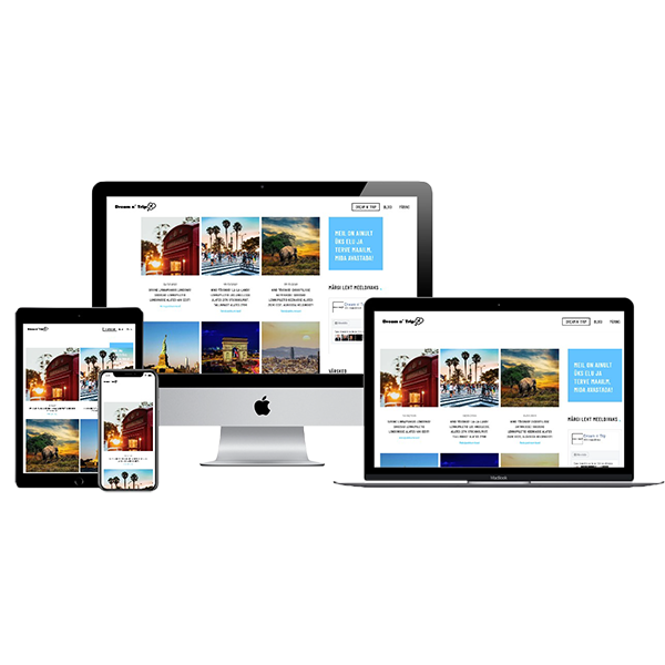 Veebiagentuur | Dreamntrip | Dream n´ Trip | dreamntrip.ee | L-pakett | Veebileht
