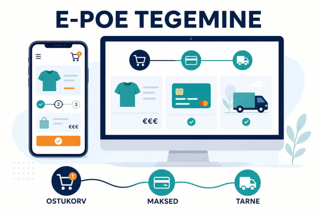 e-poe tegemine ja kodulehe hind